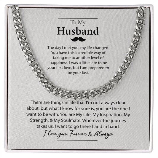 To My Husband Necklace B0BPPXKSTW