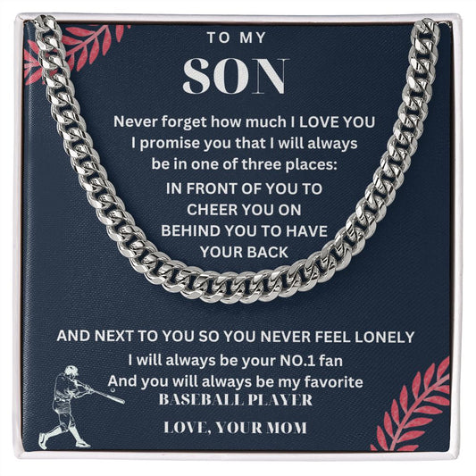 A Sentimental Gift for Your Amazing Son - To My Son Necklace from Mom/Dad