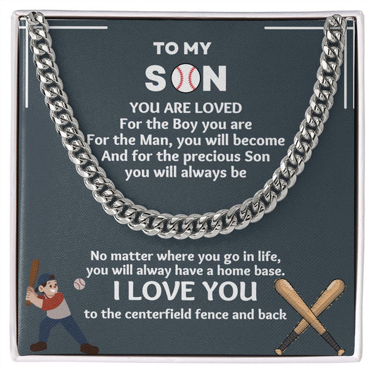 Looking for a standout gift for the baseball-loving boy in your life? Our baseball gifts for boys necklace is a winner.