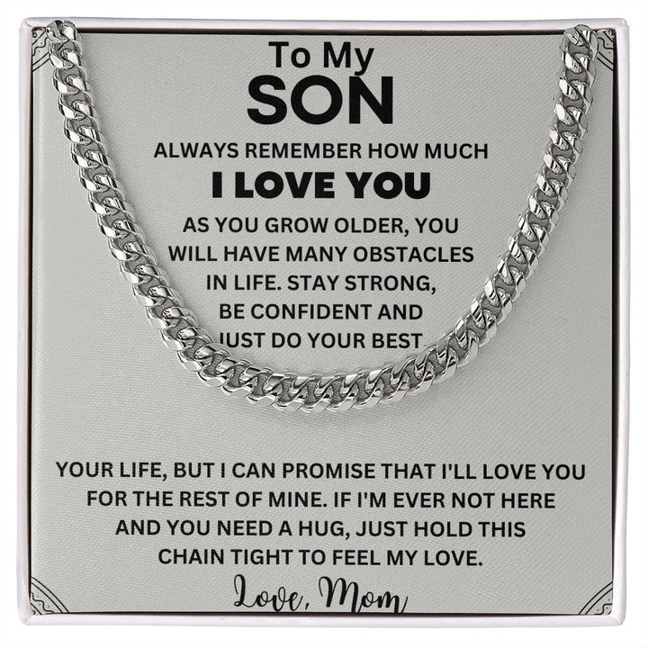 Gift for Son, Son Cross Necklace, Necklace for Boy, Gift Set for Son, To My  Son Necklace, Gift for Son from Mom, Wolf Son - Walmart.com