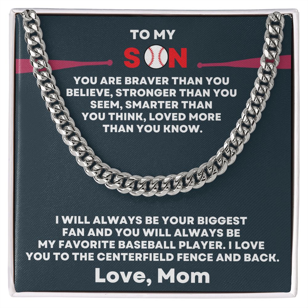 Discover the Ultimate Baseball Gift for Boys Necklace - Perfect for Any Occasion!"