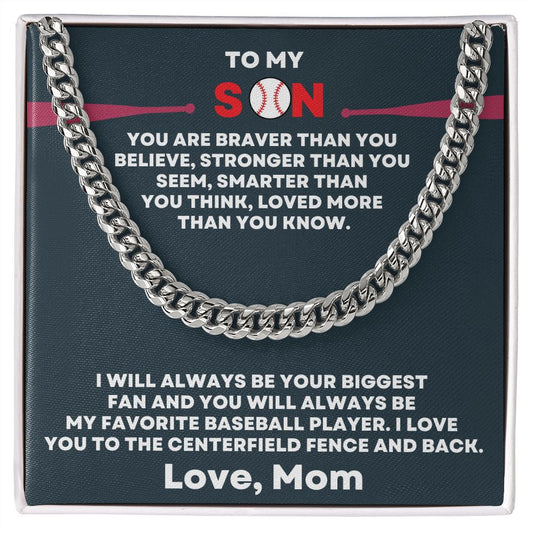 Discover the Ultimate Baseball Gift for Boys Necklace - Perfect for Any Occasion!"