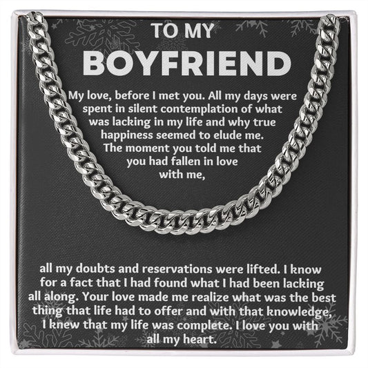 Surprise Your Boyfriend with a Thoughtful Necklace Gift on Your Anniversary"