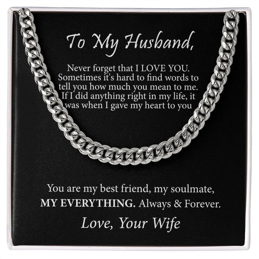 To My Husband Necklace B0BPPZYQMH B0BV73DM1X