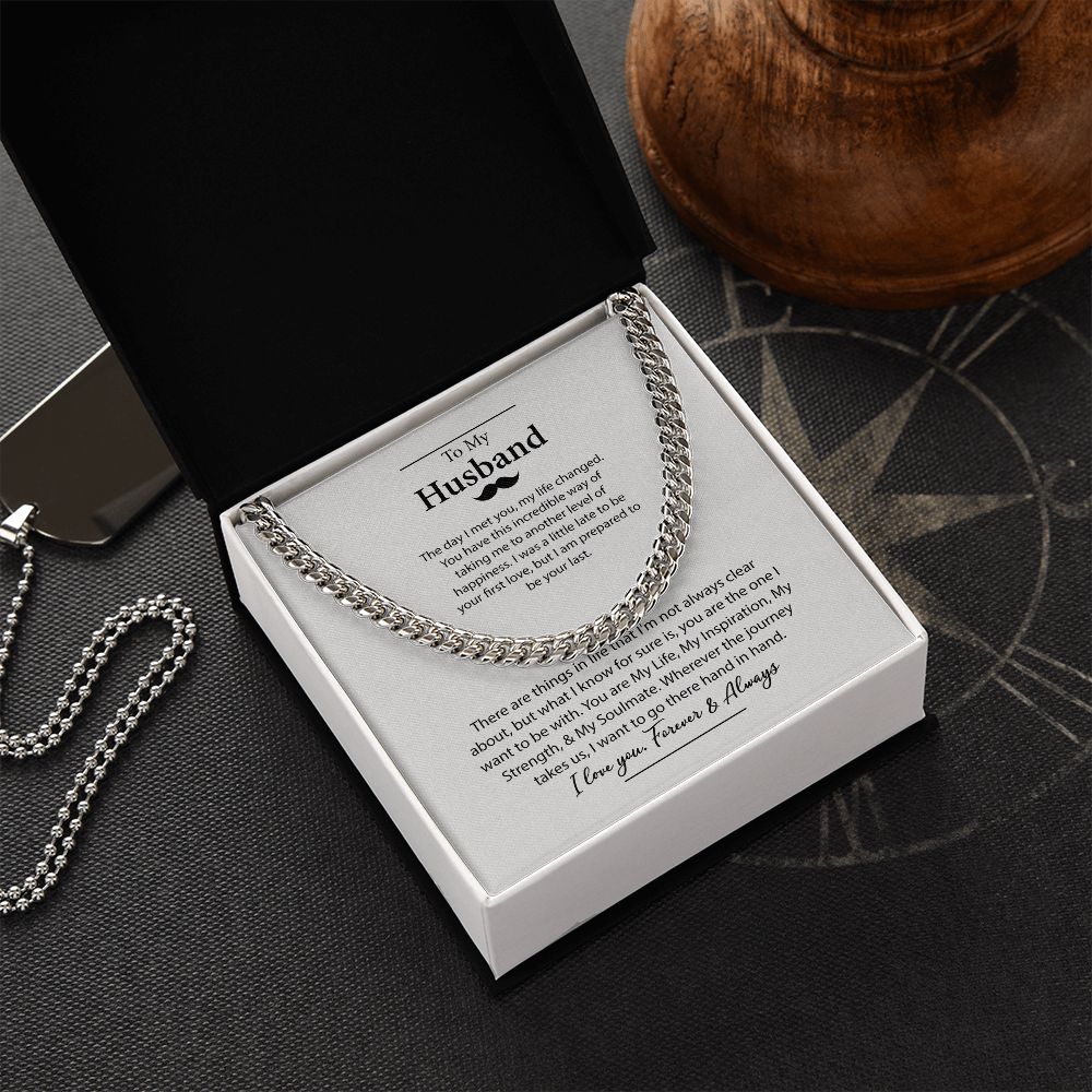 To My Husband Necklace B0BPPXKSTW