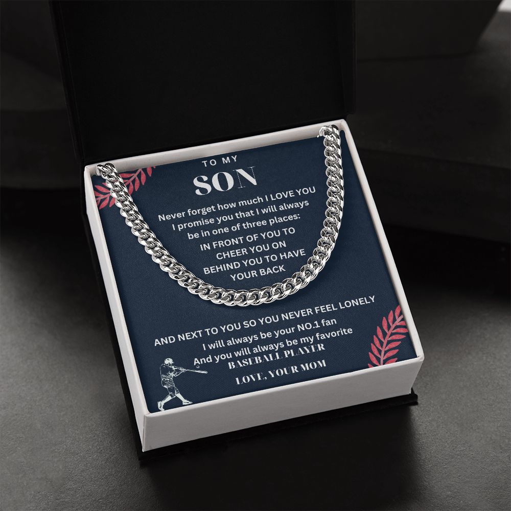 A Sentimental Gift for Your Amazing Son - To My Son Necklace from Mom/Dad