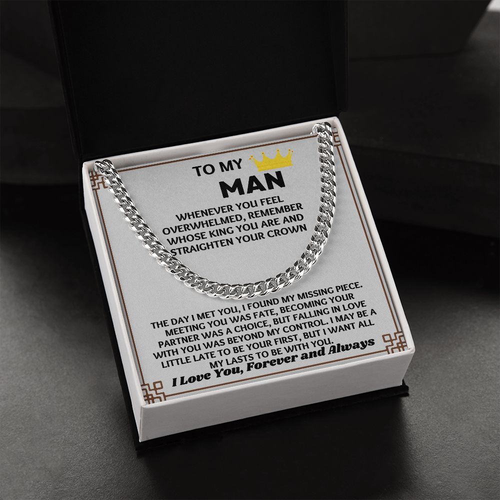 "Surprise Him with Unique and Personalized 2-Year Anniversary Gifts for Him Necklace"