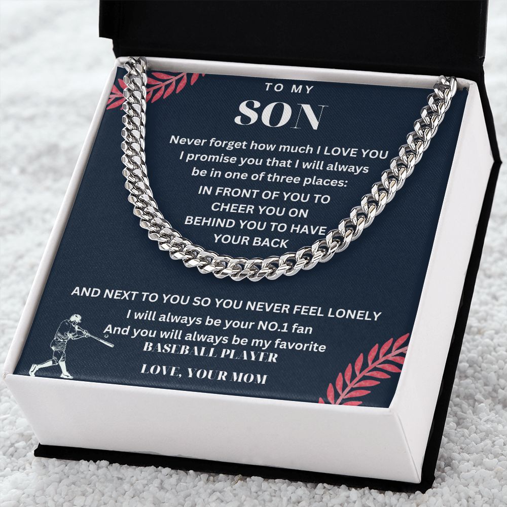A Sentimental Gift for Your Amazing Son - To My Son Necklace from Mom/Dad