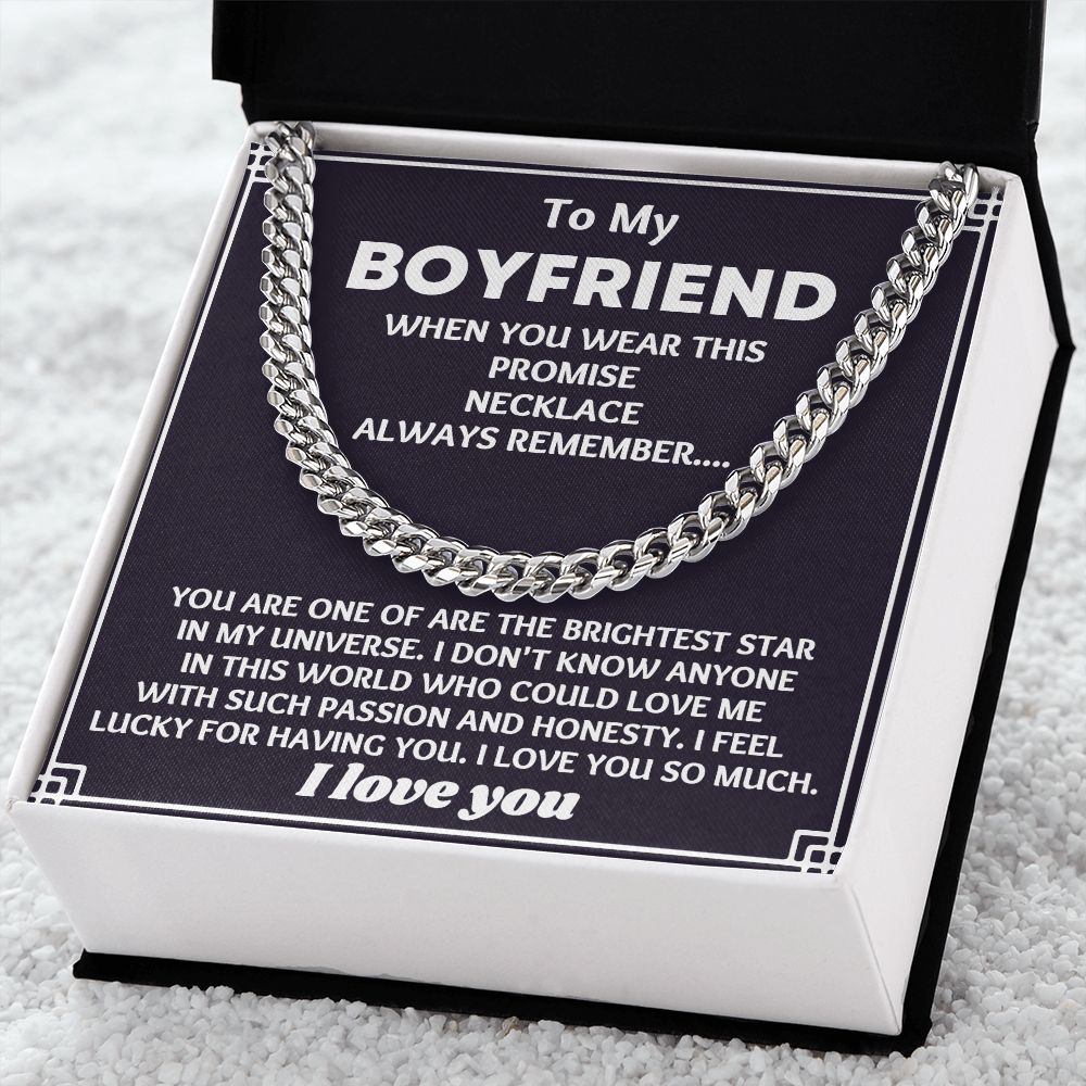 Customized Necklace Gift for Your Boyfriend: meaningful for Any Occasion"