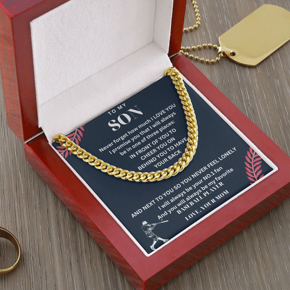 A Sentimental Gift for Your Amazing Son - To My Son Necklace from Mom/Dad
