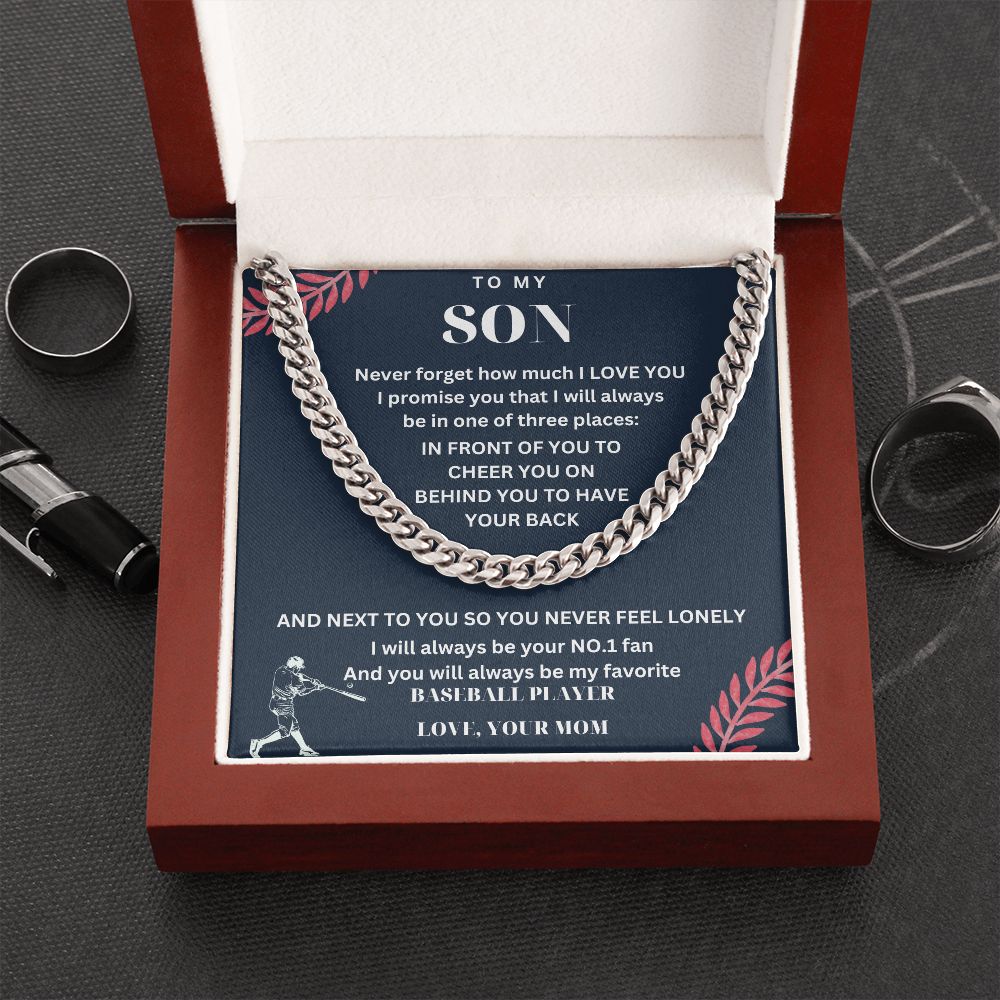 A Sentimental Gift for Your Amazing Son - To My Son Necklace from Mom/Dad