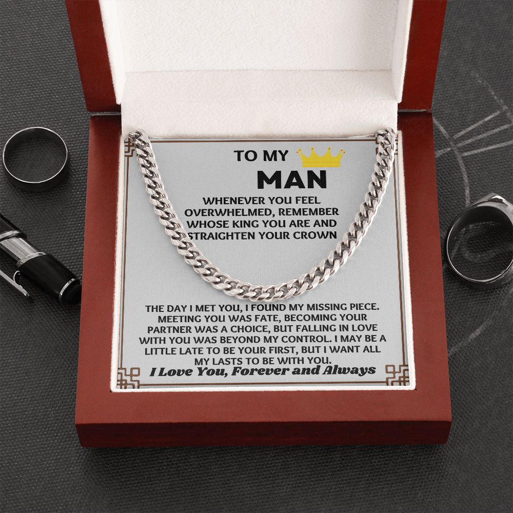 "Surprise Him with Unique and Personalized 2-Year Anniversary Gifts for Him Necklace"