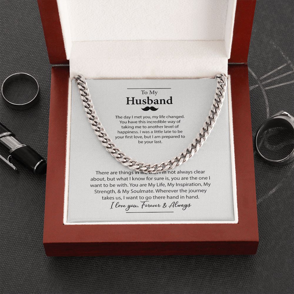 To My Husband Necklace B0BPPXKSTW