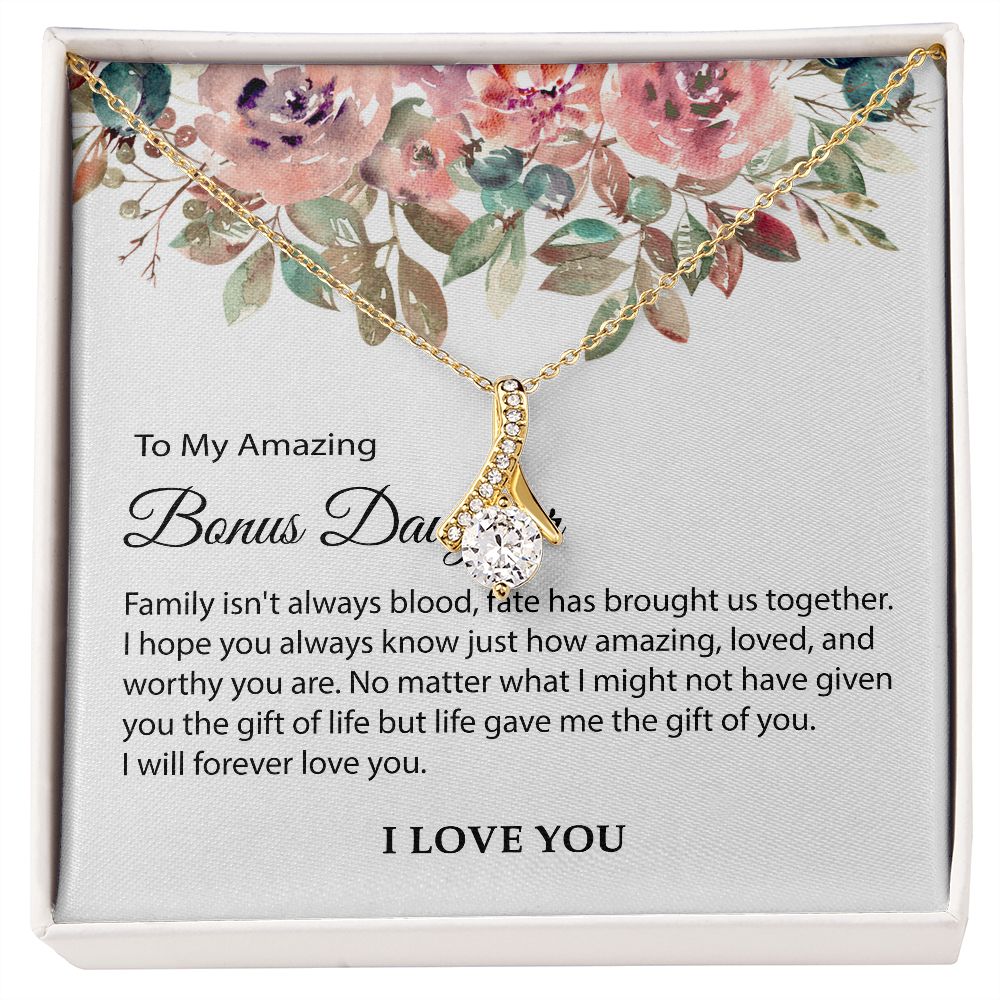 Bonus Daughter Gift, To my Bonus Daughter, Step daughter Gifts  JWSN-110740 (Custom 1512)