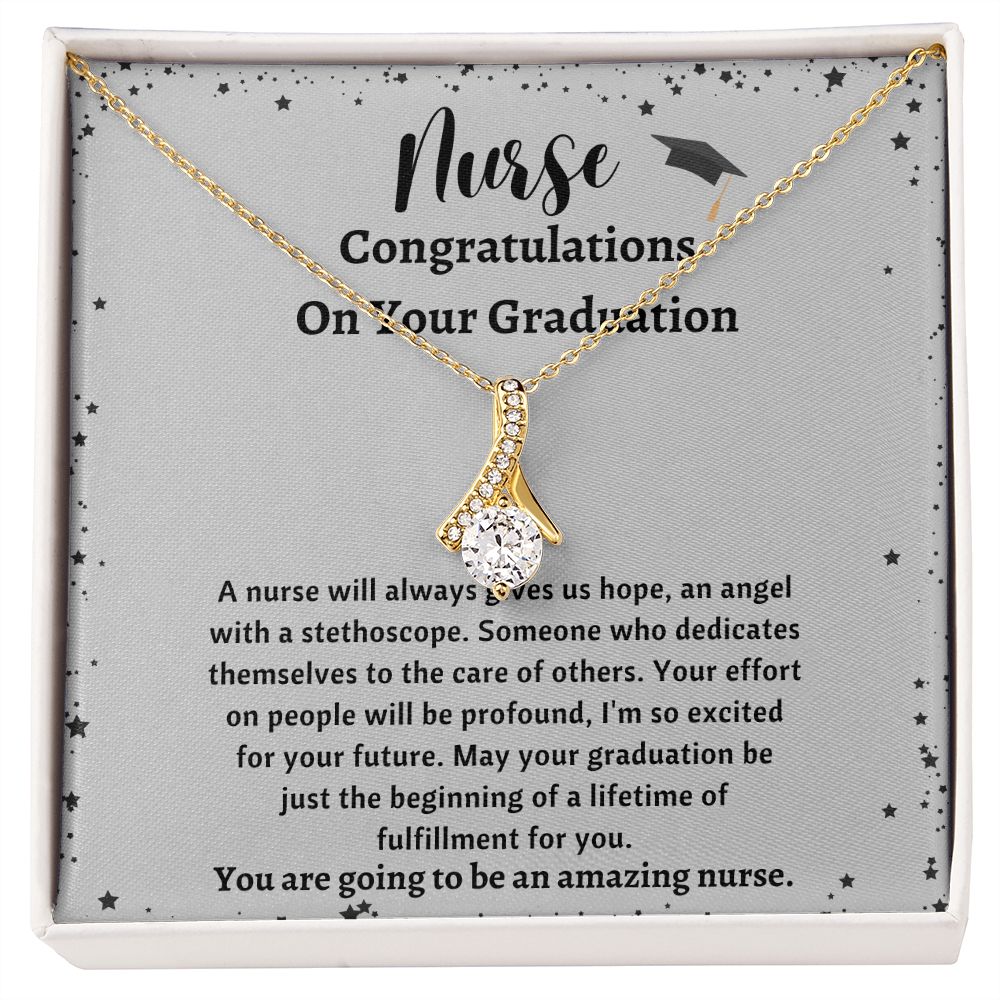 Graduation Necklace For Nurse - Personalized Nurse Gifts for a Special Touch, Graduation Necklace For Nurse, Nurse Graduate Gift, Nursing School SNJW23-030304