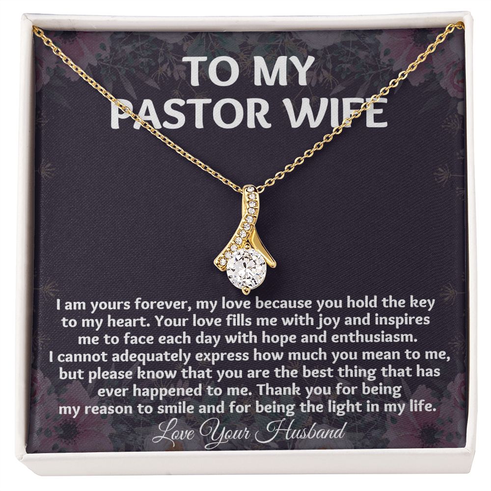 "Appreciation Necklace for Pastor's Wife: Meaningful for Holiday Gift for Her"