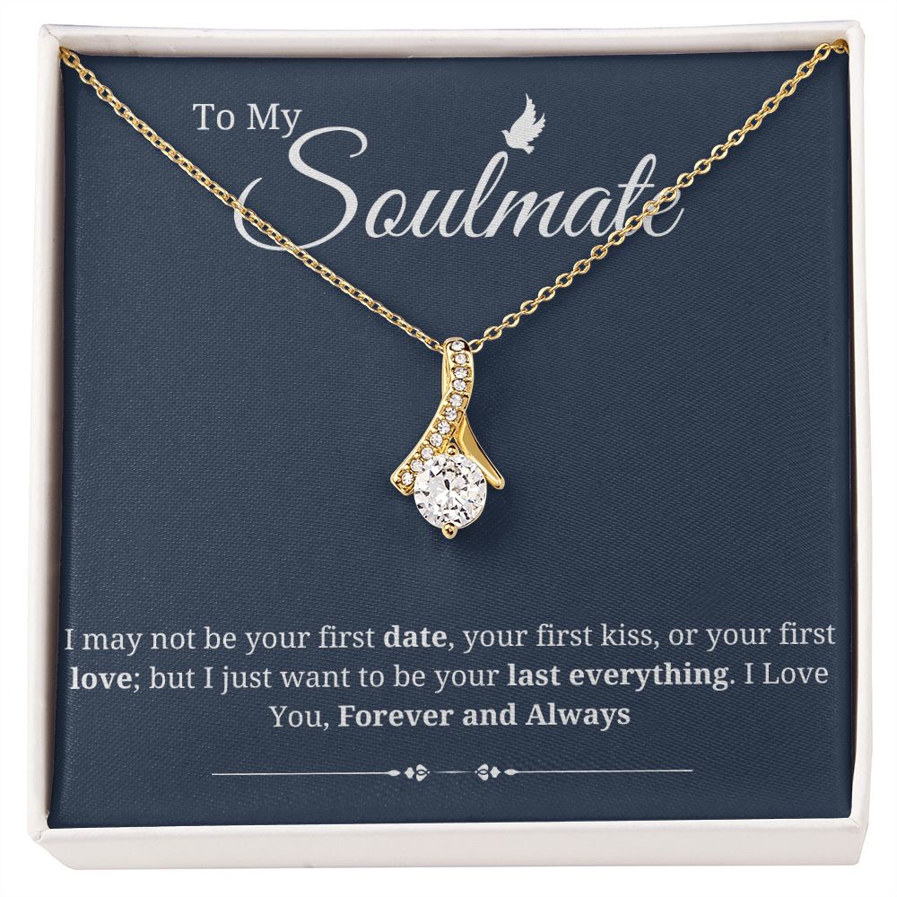 Soulmate Necklace for Women: A Timeless Symbol of Your Eternal Love,  Gifts For Wife Birthday, From Husband, Romantic Gift For My Best Wife Ever SNJW23-270201