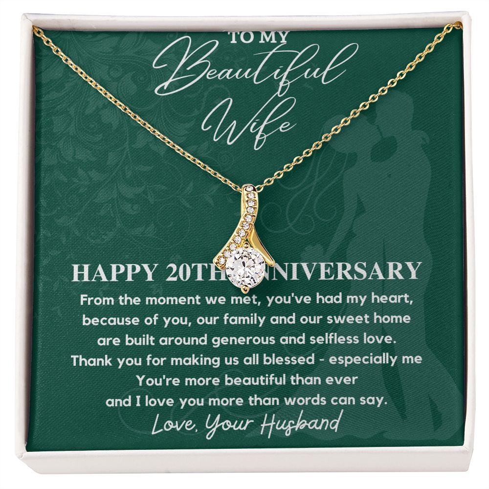 20th Anniversary Gift - Commemorative presents for a momentous event, Gift for Wife from Husband, Wedding Anniversary SNJW23-010307