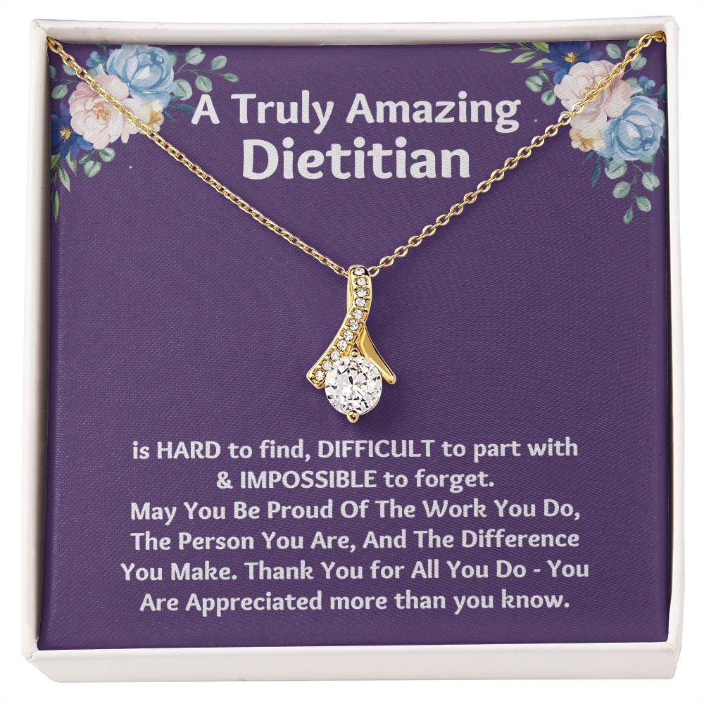 "Celebrate Your Dietician's Birthday with the Best Appreciation Gift Necklace"