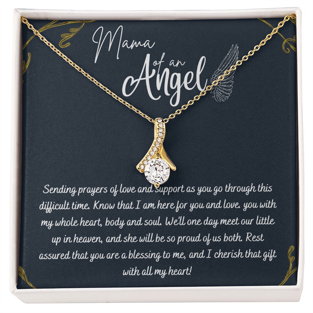 A Symbol of Love and Remembrance:  Miscarriage Necklace for Mothers - A Heartfelt and Comforting Gift, Child Loss, Miscarriage SNJW23-230204