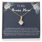 "Bonus Mom Necklace - Perfect Gift for Stepmother on Mother's Day, Birthday, or Any Occasion"