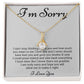 Forgiveness Necklace, Apology Gift  - Make Amends with These Apology Gifts for Her or Him SNJW23-020305