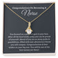 Future Nurse Gift - Make their transition to the nursing profession easier with these gifts for new nurses, Graduation Necklace For Nurse, Nurse Graduate Gift, Nursing School SNJW23-030307