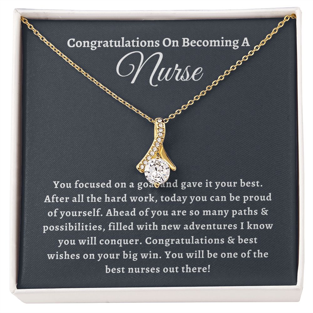 Future Nurse Gift - Make their transition to the nursing profession easier with these gifts for new nurses, Graduation Necklace For Nurse, Nurse Graduate Gift, Nursing School SNJW23-030307