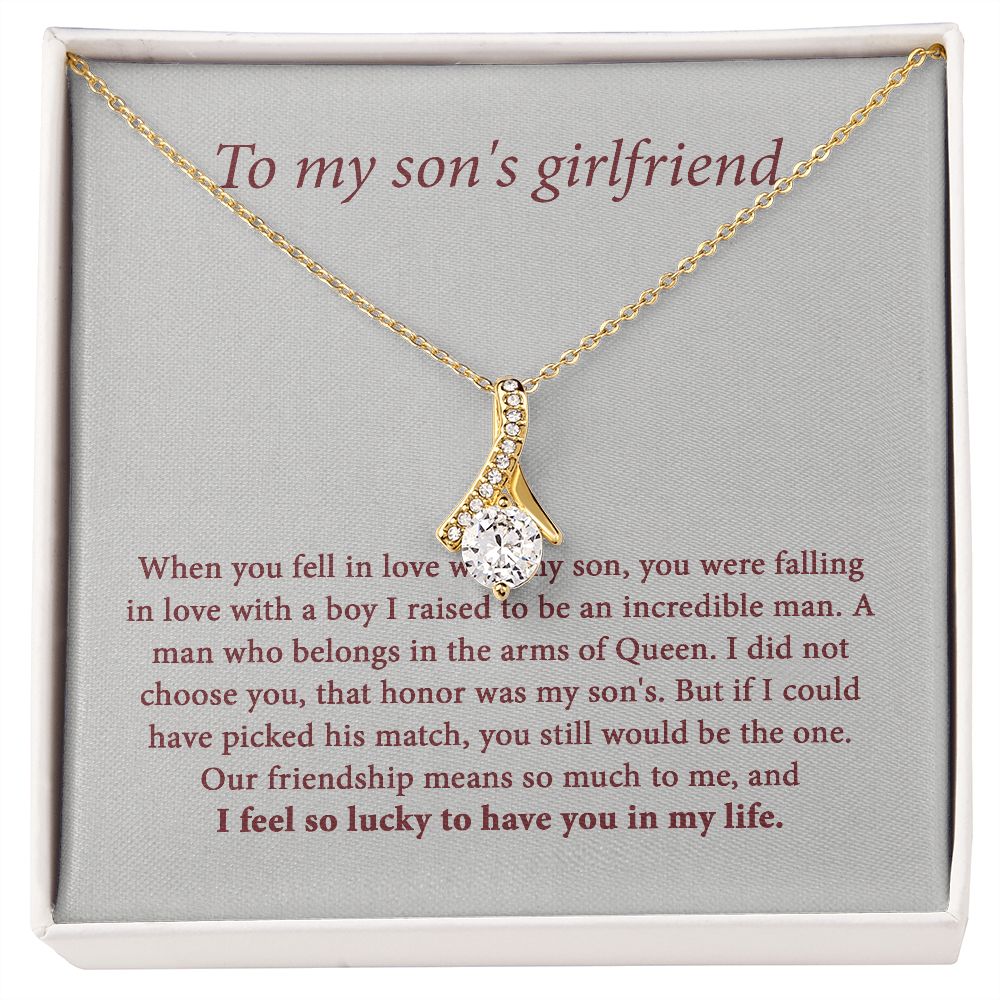 Valentine's Gift for Son's Girlfriend I feel so lucky to have you in my life TBS491 B0BCHWQ96F