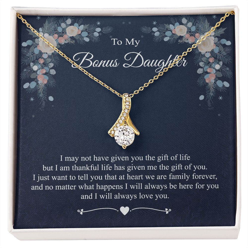 To my Bonus Daughter, Birthday Gift Daughter in Law, Stepdaughter gift, Alluring JWSN110753 B0BLP87513