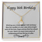 Sweet 16 Necklace - Celebrate Her Milestone Birthday with a Beautiful Gift, 16th Birthday Gift For Her, 16th Birthday Gift 210205