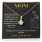 Necklace and Message Card Gift Set for Mom from Son – Unique and Thoughtful