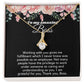 Surprise Your Boss with Our Stunning and Meaningful Appreciation Gifts Necklace"