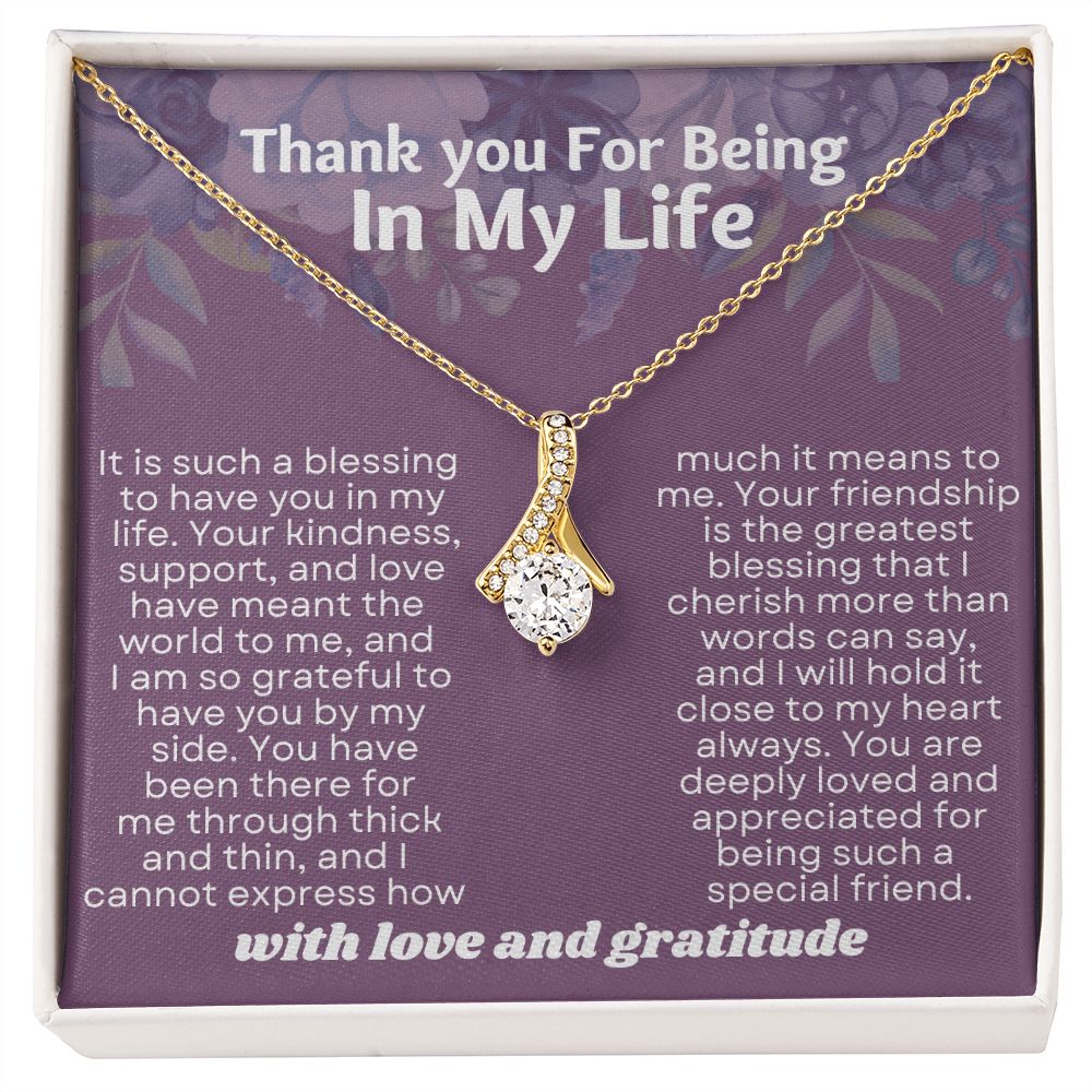 "Celebrate Her Contributions with Our Elegant Appreciation Gifts Necklace"
