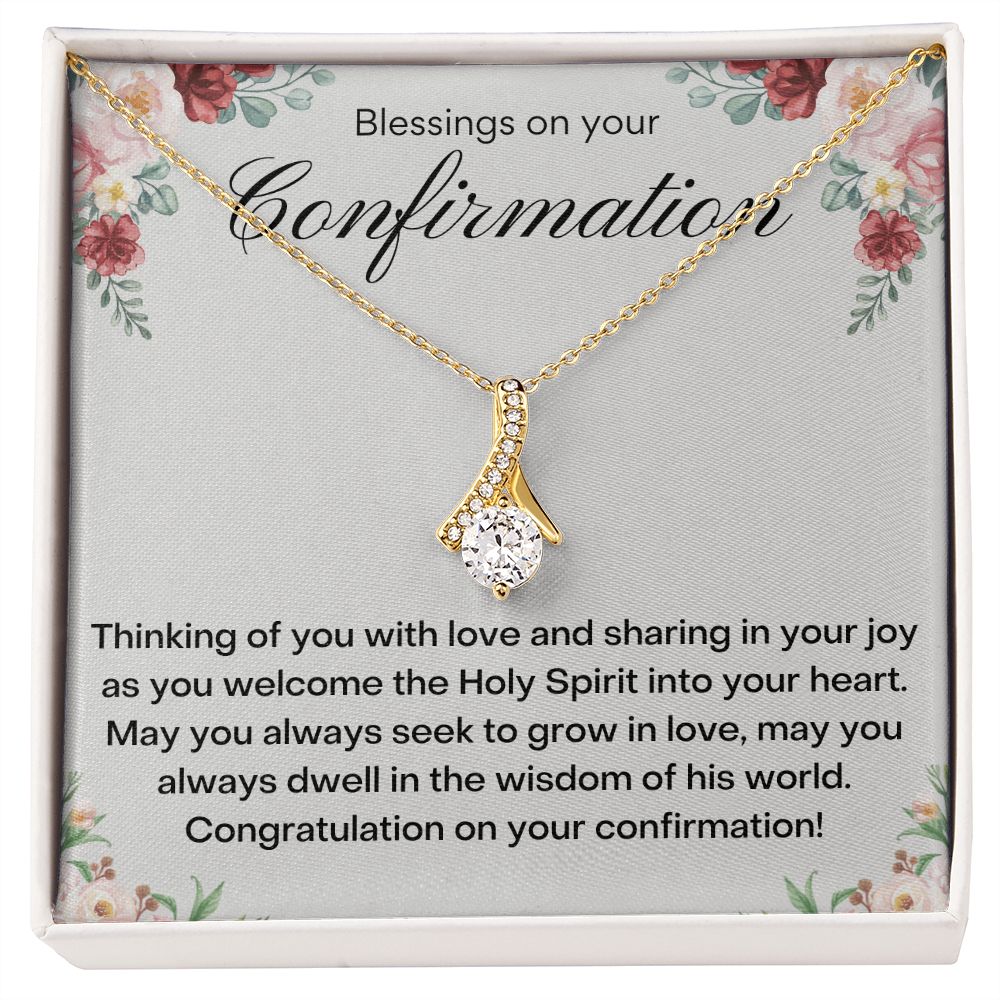 A Collection of Memorable Confirmation Gifts,Alluring Necklace, Confirmation Gifts For daughter, Confirmation Necklace, Christian Gift Necklace, Confirmation Gifts For Girls First Communion SNJW23-280209