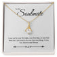 To My Soulmate Necklace, Jewelry Gift For Her, Gift For Soulmate, Soulmate Gift, Soulmate Jewelry, Love Necklace Gifts For Her, Anniversary JWSN110912