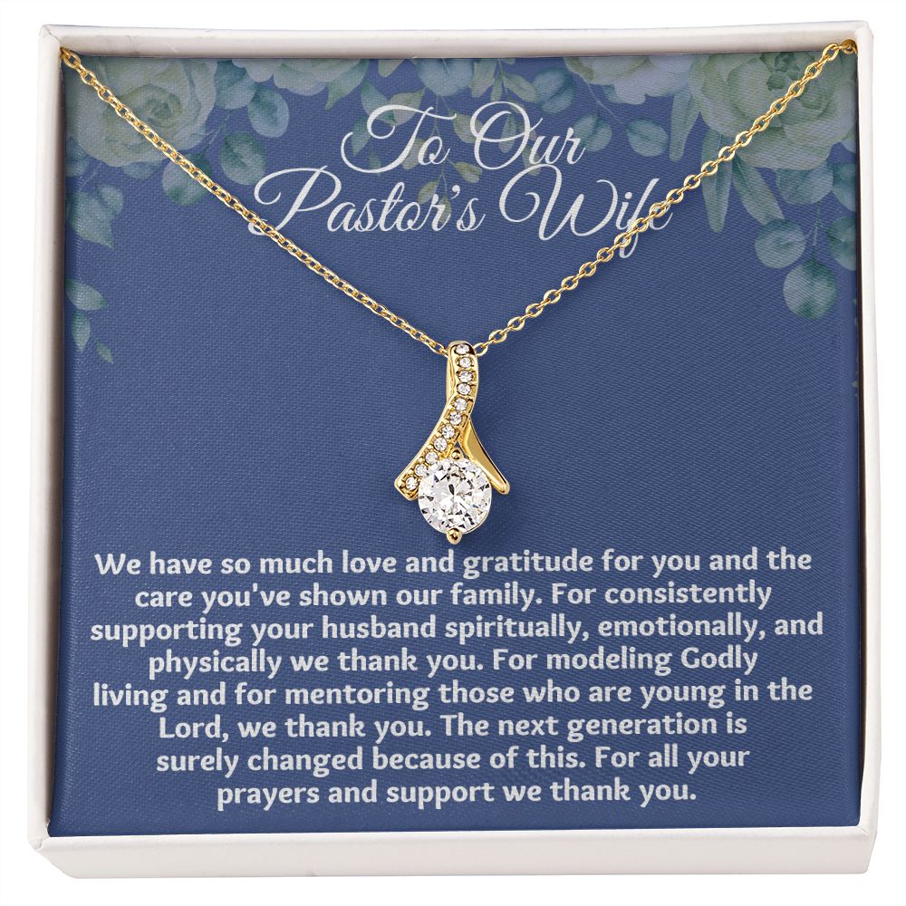 Appreciation Necklace for Pastor's Wife: Thoughtful Holiday Gift to Show Your Gratitude"