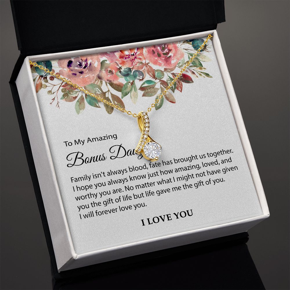 Bonus Daughter Gift, To my Bonus Daughter, Step daughter Gifts  JWSN-110740 (Custom 1512)