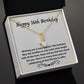 Sweet 16 Necklace - Celebrate Her Milestone Birthday with a Beautiful Gift, 16th Birthday Gift For Her, 16th Birthday Gift 210205
