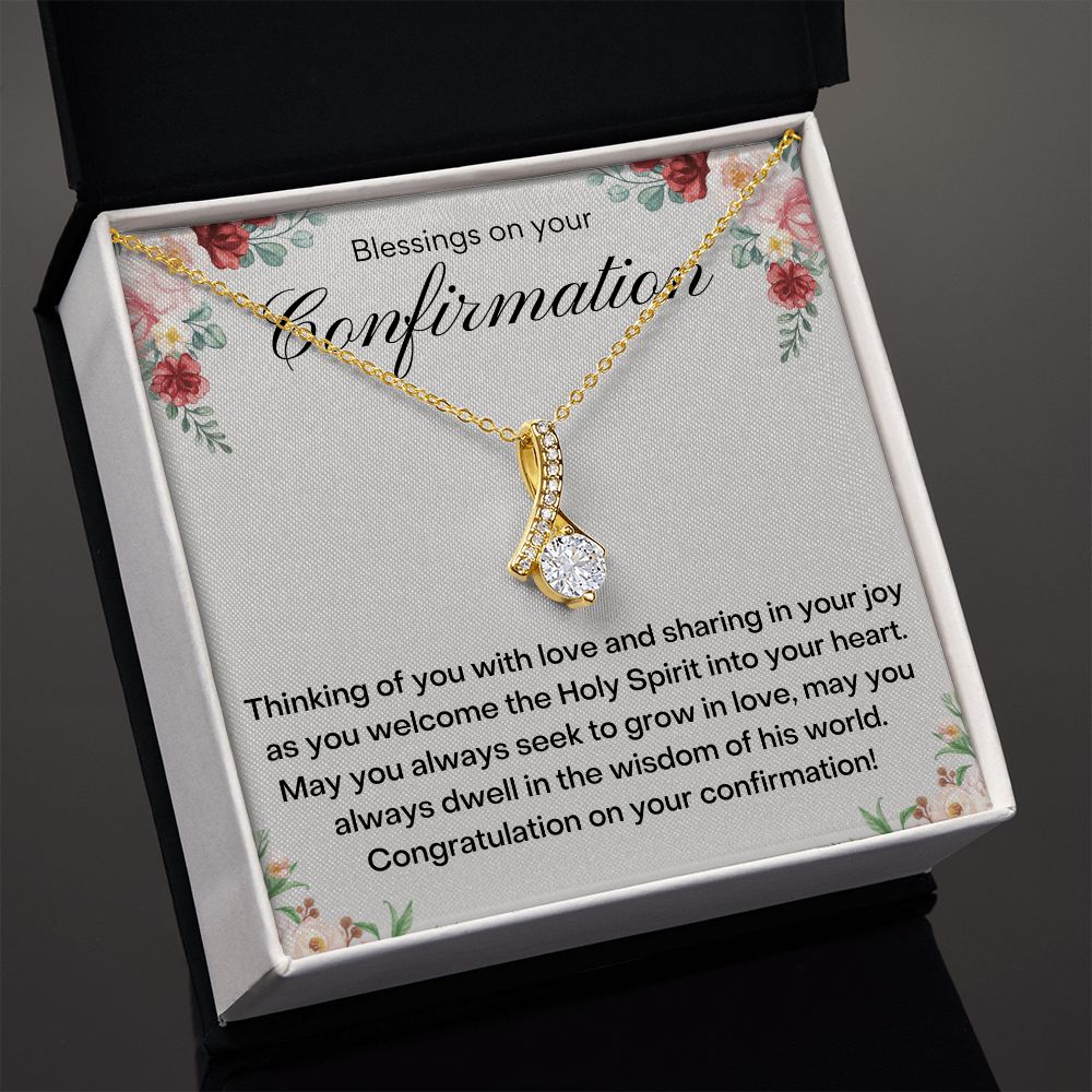 A Collection of Memorable Confirmation Gifts,Alluring Necklace, Confirmation Gifts For daughter, Confirmation Necklace, Christian Gift Necklace, Confirmation Gifts For Girls First Communion SNJW23-280209