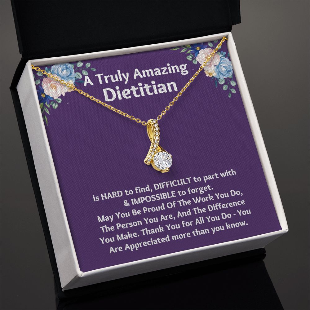 "Celebrate Your Dietician's Birthday with the Best Appreciation Gift Necklace"