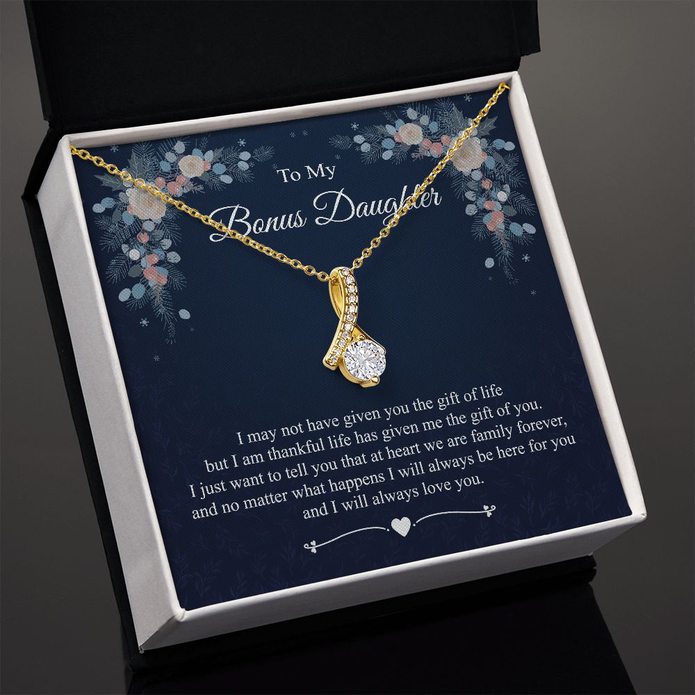 To my Bonus Daughter, Birthday Gift Daughter in Law, Stepdaughter gift, Alluring JWSN110753 B0BLP87513