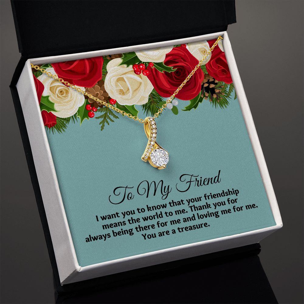 Make Your Friend's Birthday Unforgettable with Thoughtful Appreciation Gifts for Friends Necklace"