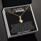 "Our retirement gifts for women necklace is a beautiful way to express your gratitude and wish her well on her new journey"