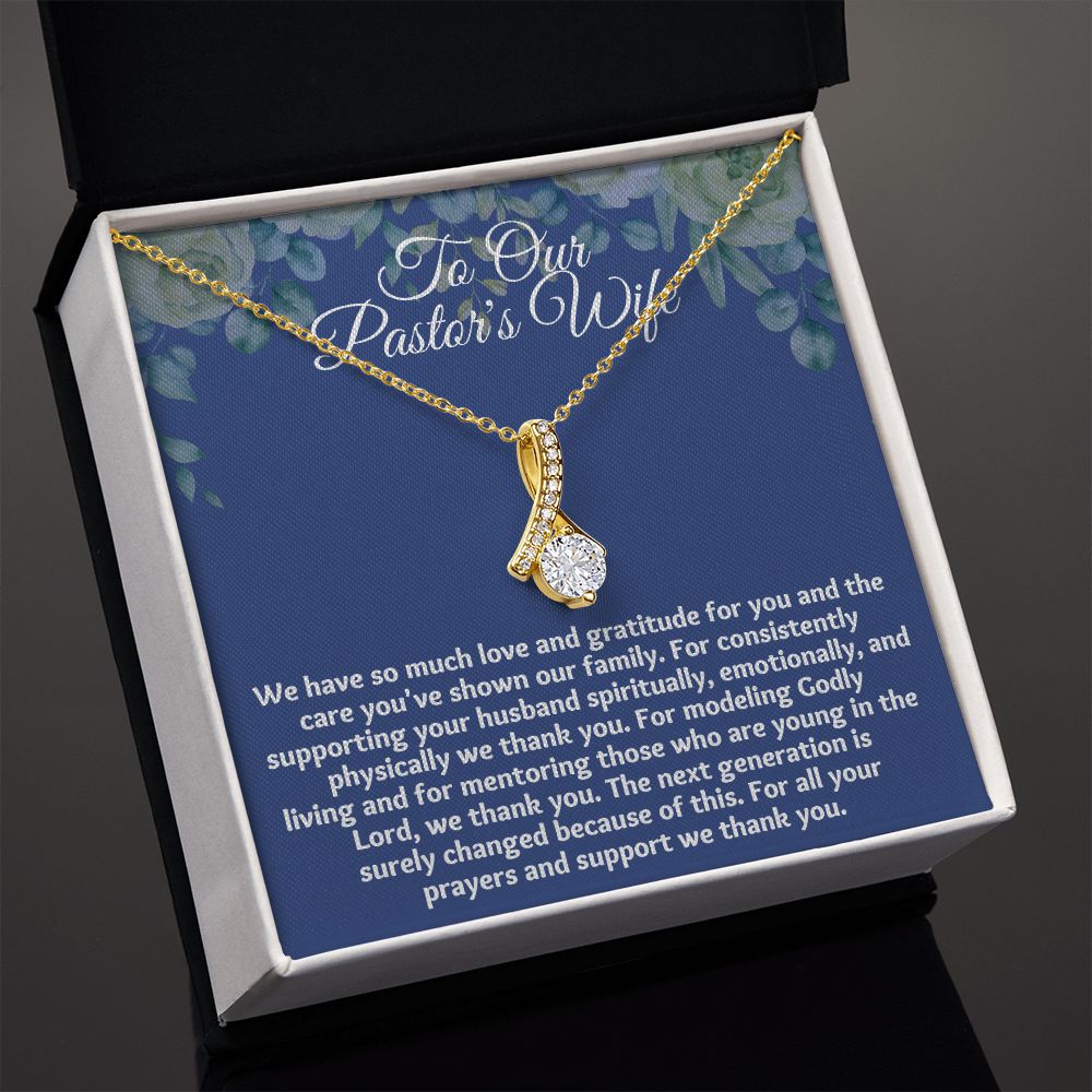 Appreciation Necklace for Pastor's Wife: Thoughtful Holiday Gift to Show Your Gratitude"