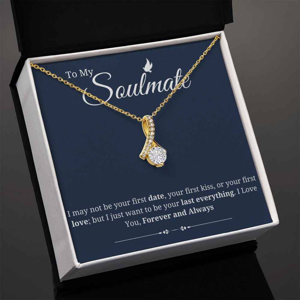 Soulmate Necklace for Women: A Timeless Symbol of Your Eternal Love,  Gifts For Wife Birthday, From Husband, Romantic Gift For My Best Wife Ever SNJW23-270201
