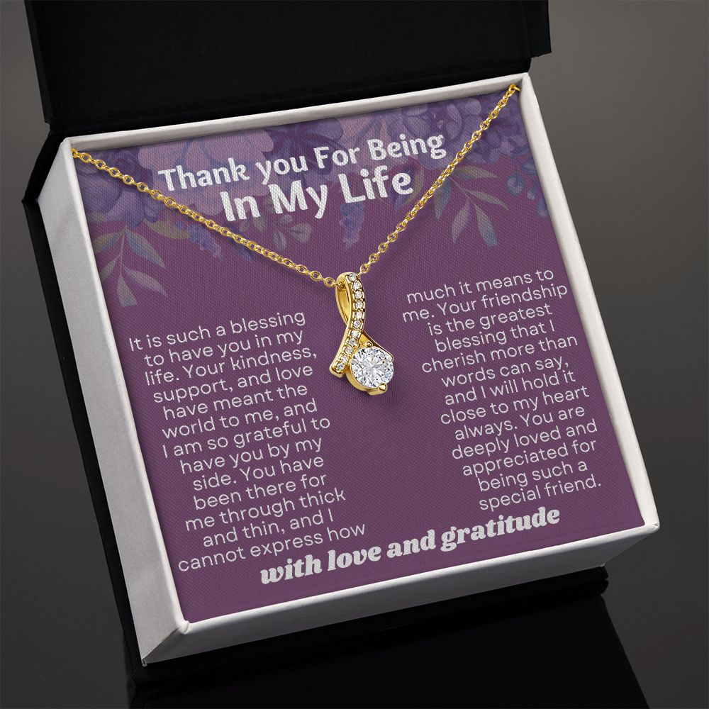 "Celebrate Her Contributions with Our Elegant Appreciation Gifts Necklace"