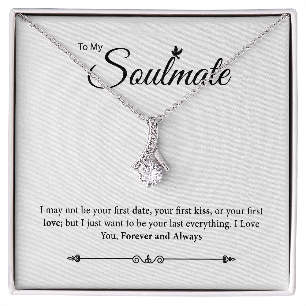 To My Soulmate Necklace, Jewelry Gift For Her, Gift For Soulmate, Soulmate Gift, Soulmate Jewelry, Love Necklace Gifts For Her, Anniversary JWSN110912