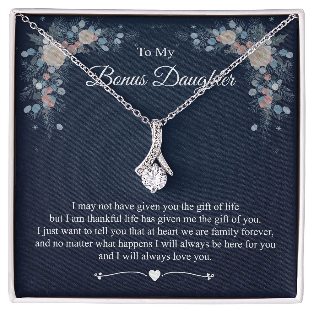 To my Bonus Daughter, Birthday Gift Daughter in Law, Stepdaughter gift, Alluring JWSN110753 B0BLP87513