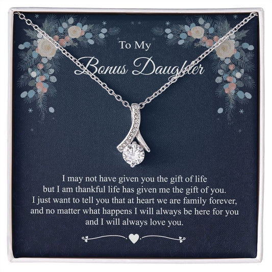 To my Bonus Daughter, Birthday Gift Daughter in Law, Stepdaughter gift, Alluring JWSN110753 B0BLP87513
